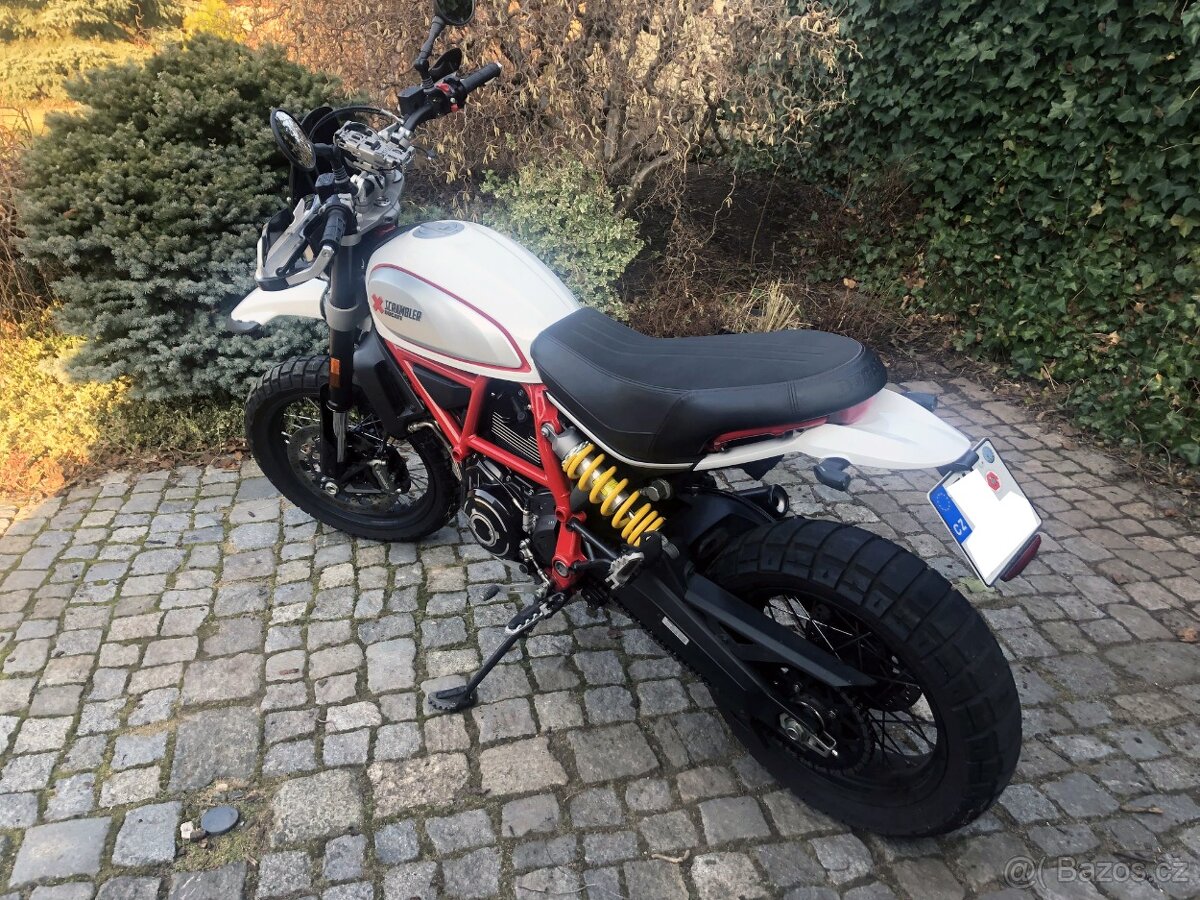 DUCATI SCRAMBLER DESERT SLED - po servisu + brašny + Arai