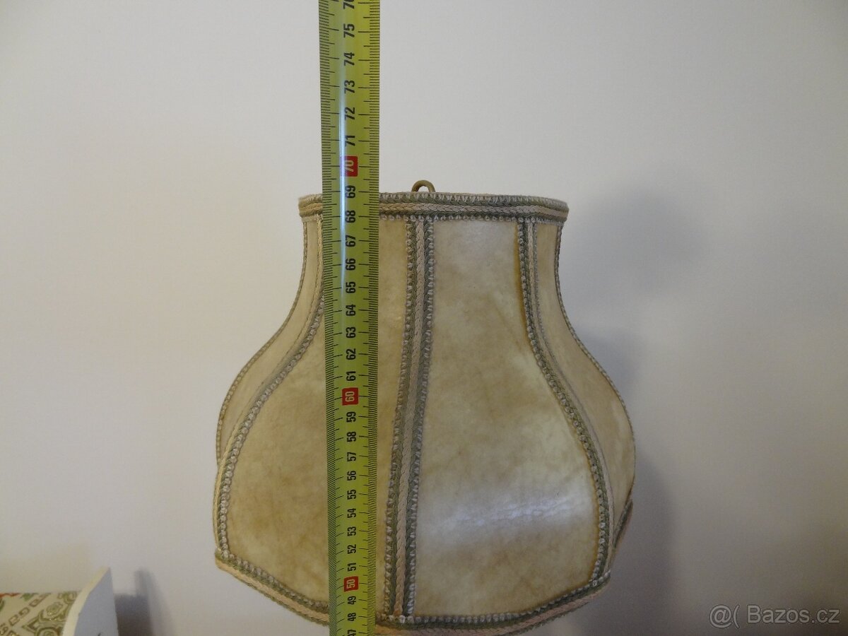 Mosazná stolní lampa antik - 3