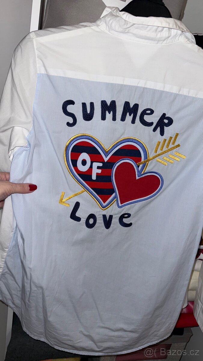 Dámská košile Tommy Hilfiger s nášivkami - 3