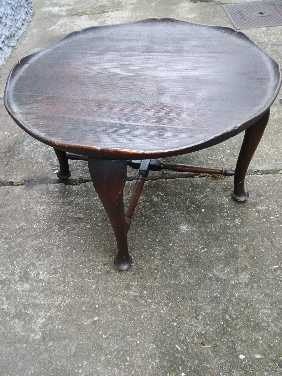 Starožitný dřevěný stůl - 3