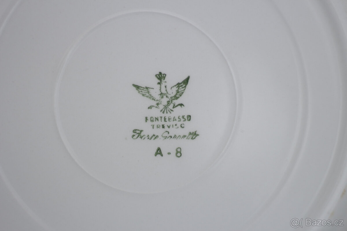 Italský porcelán Fontebasso Treviso - talíře - 3