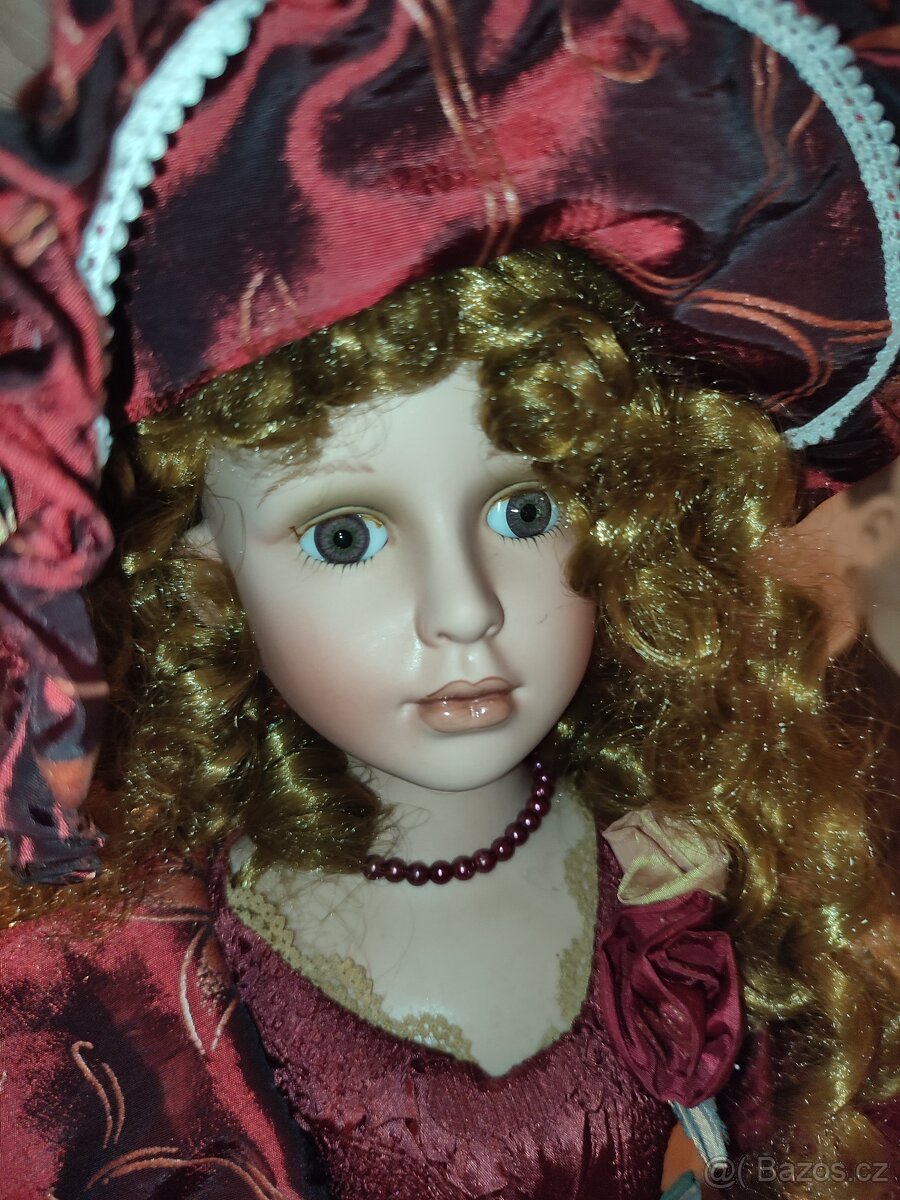 Porcelánová panenka veliká 63cm - 3
