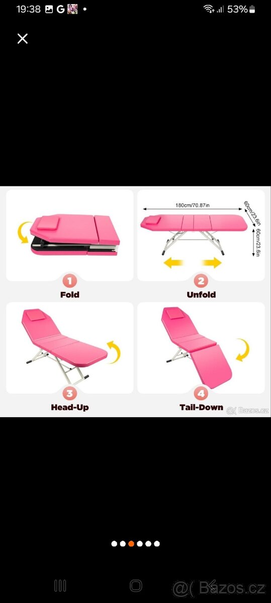 Nové skládací kosmetické lehátko - 3