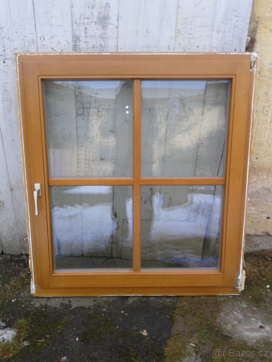 5 kusů - Dřevěné okno 111 x 123 cm - 3