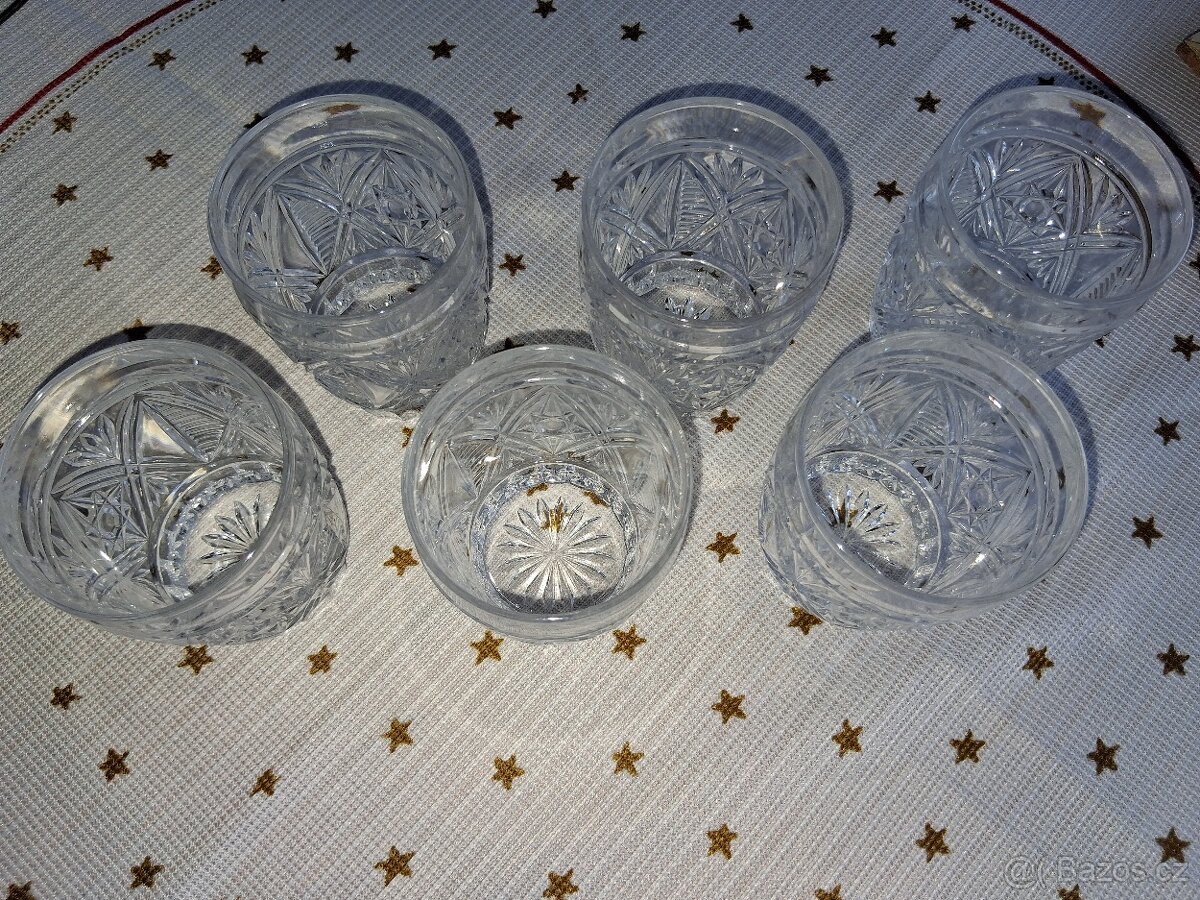 Sada retro skleniček 6ks - 3