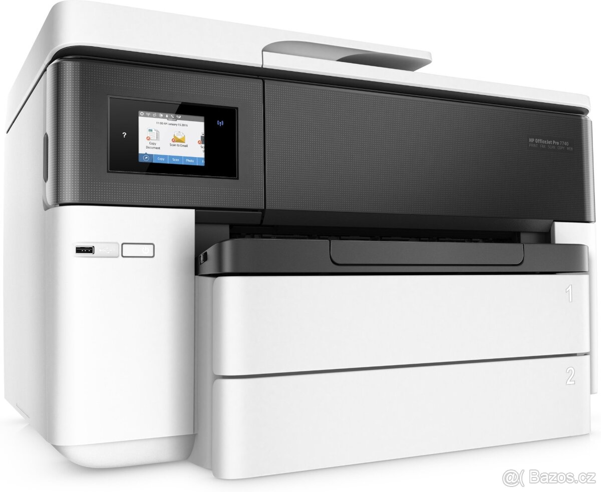 Prodám multifunkční skener/tiskarnu HP Officejet Pro 7740 - 3