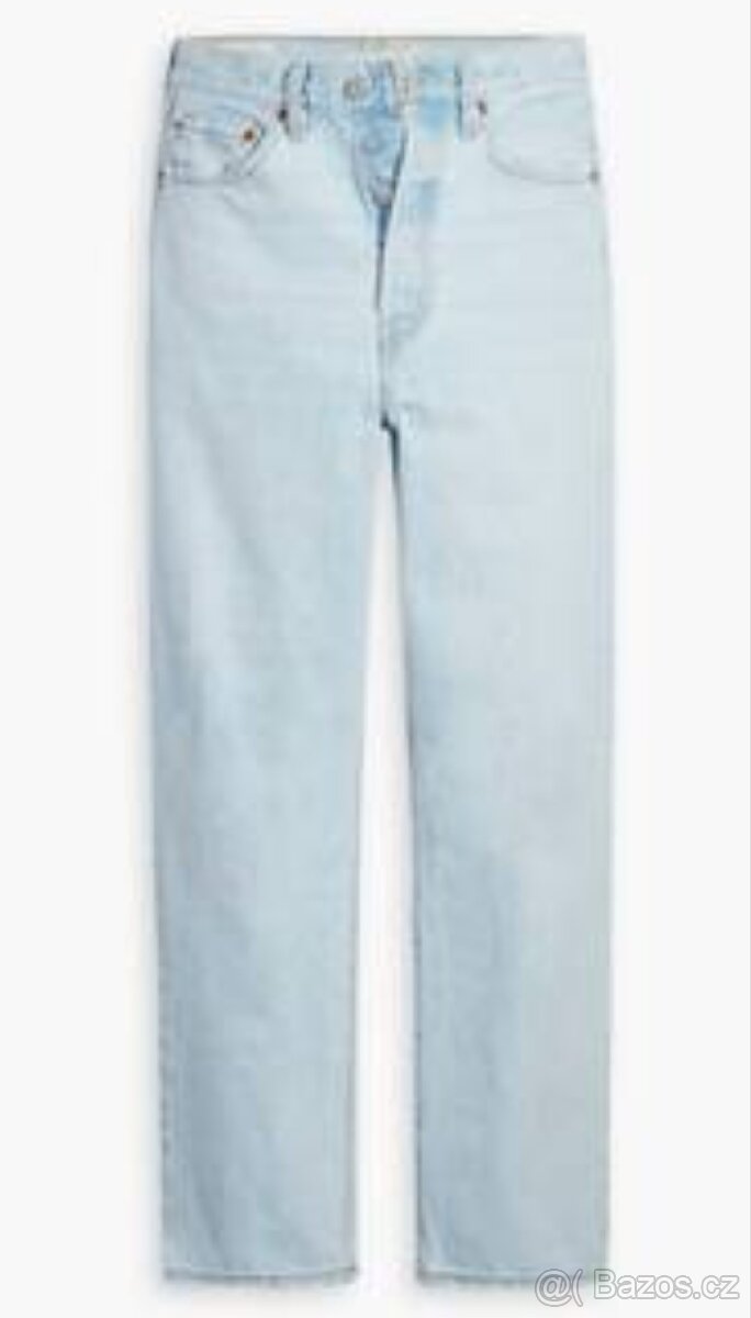 LEVI'S RIBCAGE STRAIGHT ANKLE', světle modé dívčí - 3