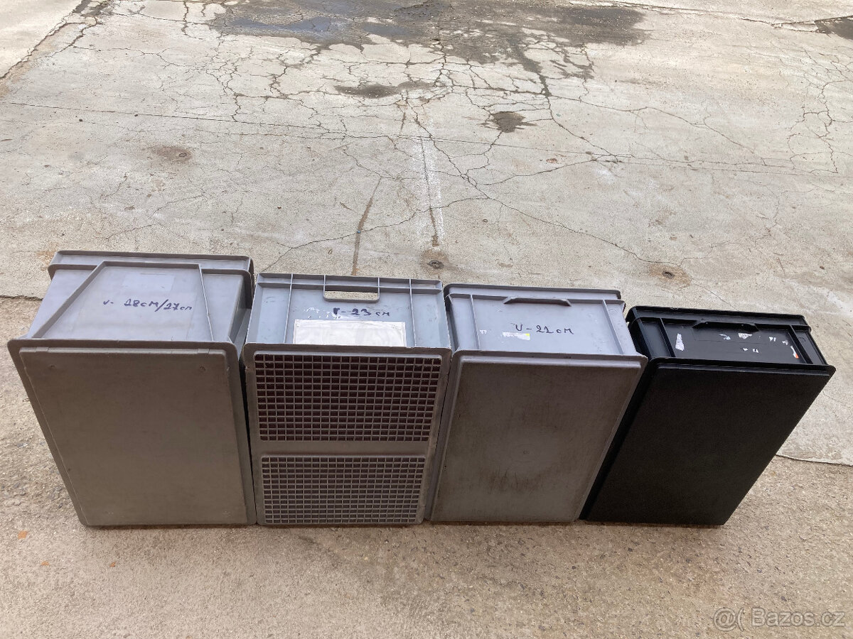 Přepravky plastové, boxy ukládací za 150 kč - 3