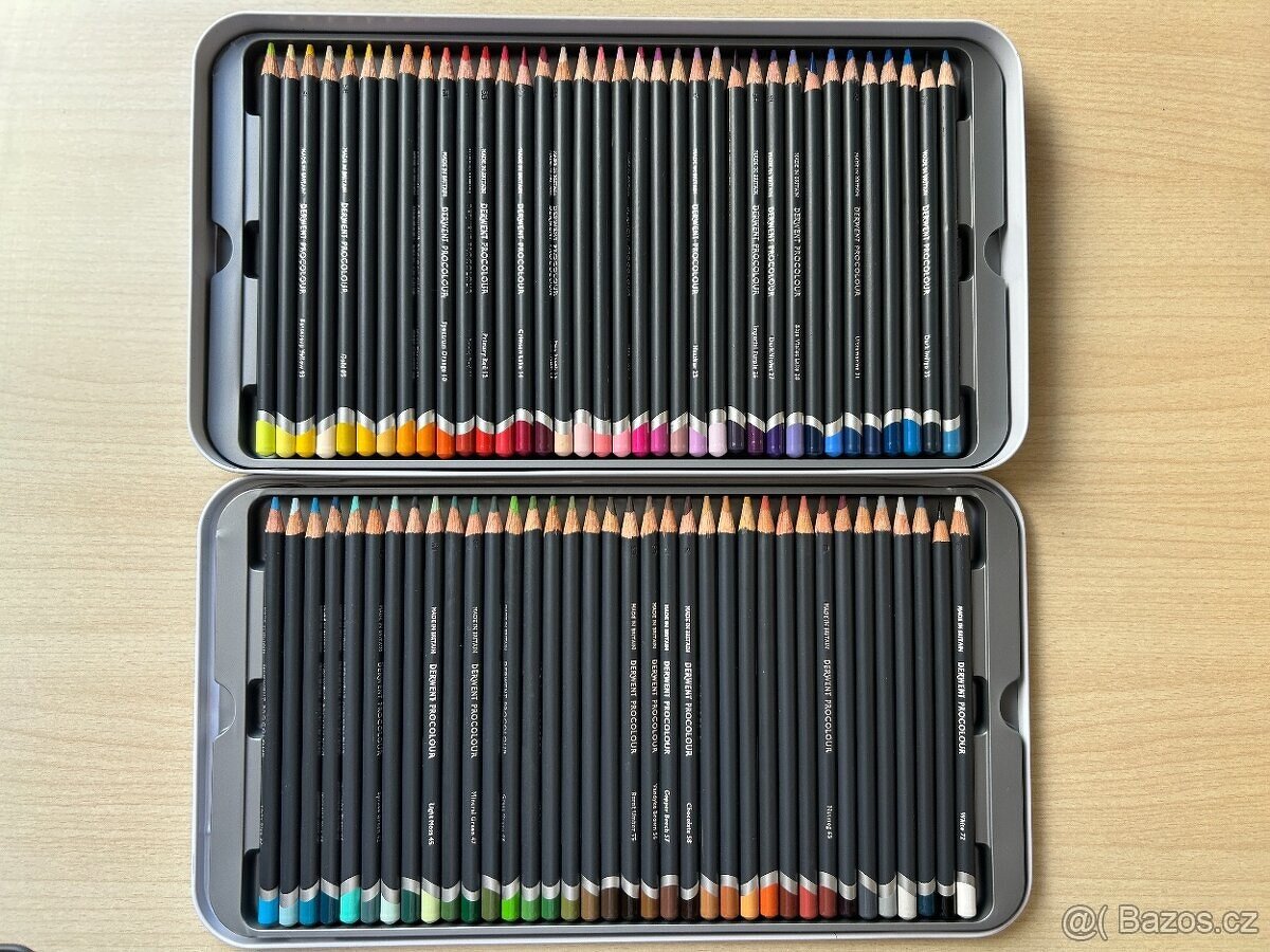 Umělecké pastelky Derwent Procolour - sada 72ks - 3