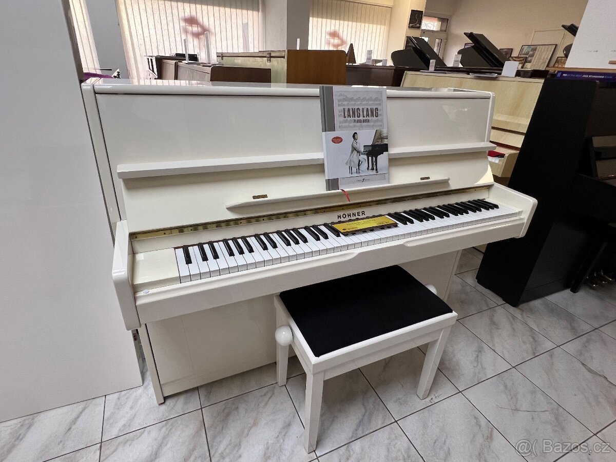 Bílé piano Hohner se zárukou 5 let, doprava zdarma. - 3
