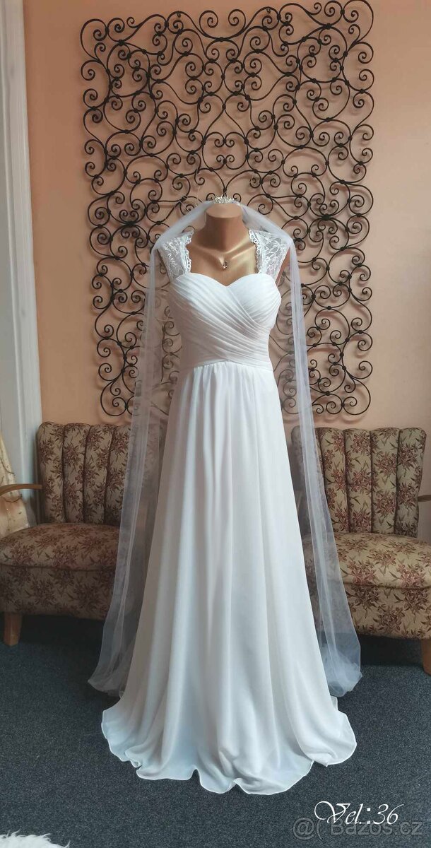 SVATEBNÍ ŠATY 💃TANEČNÍ🎀POLONÉZA🎀VÝPRODEJ - - 3