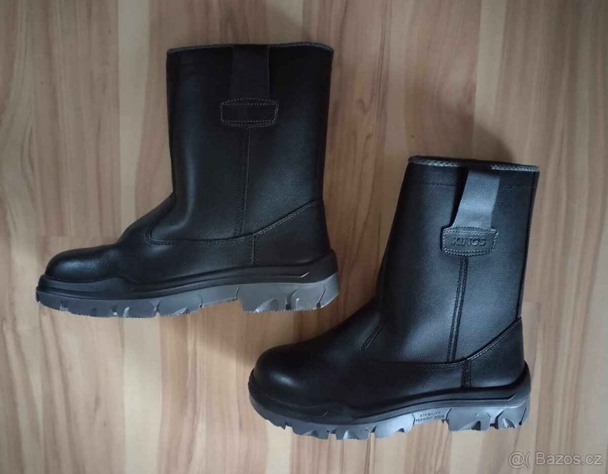 Nové bezpečnostní pracovní boty kozačky Kings 42 - 3