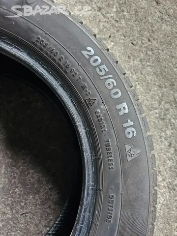 Prodám zimní Pneumatiky 205 60 R 16 - 3
