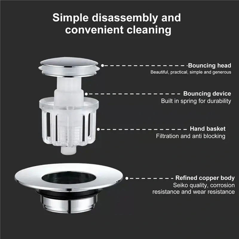 Odtoková zátka universální - 3
