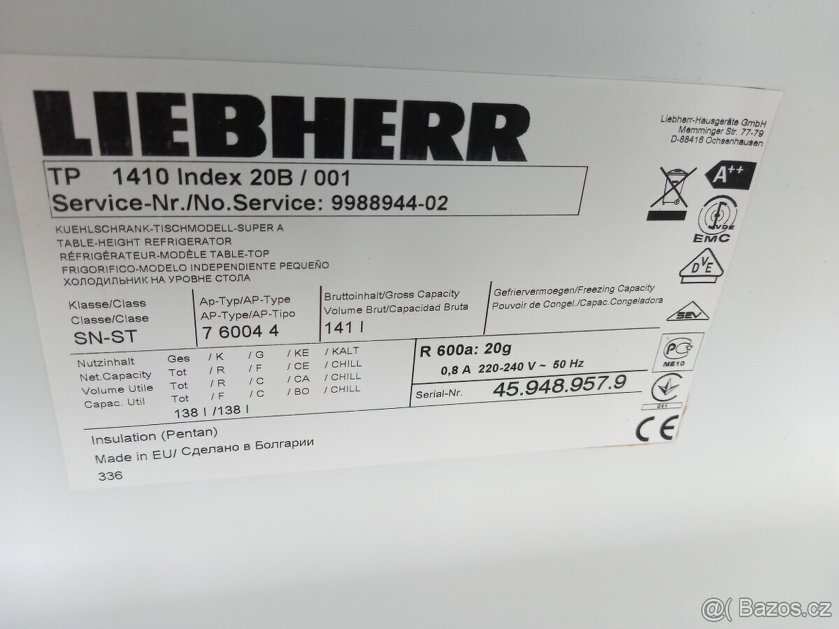 Lednička Liebherr Comfort - 3