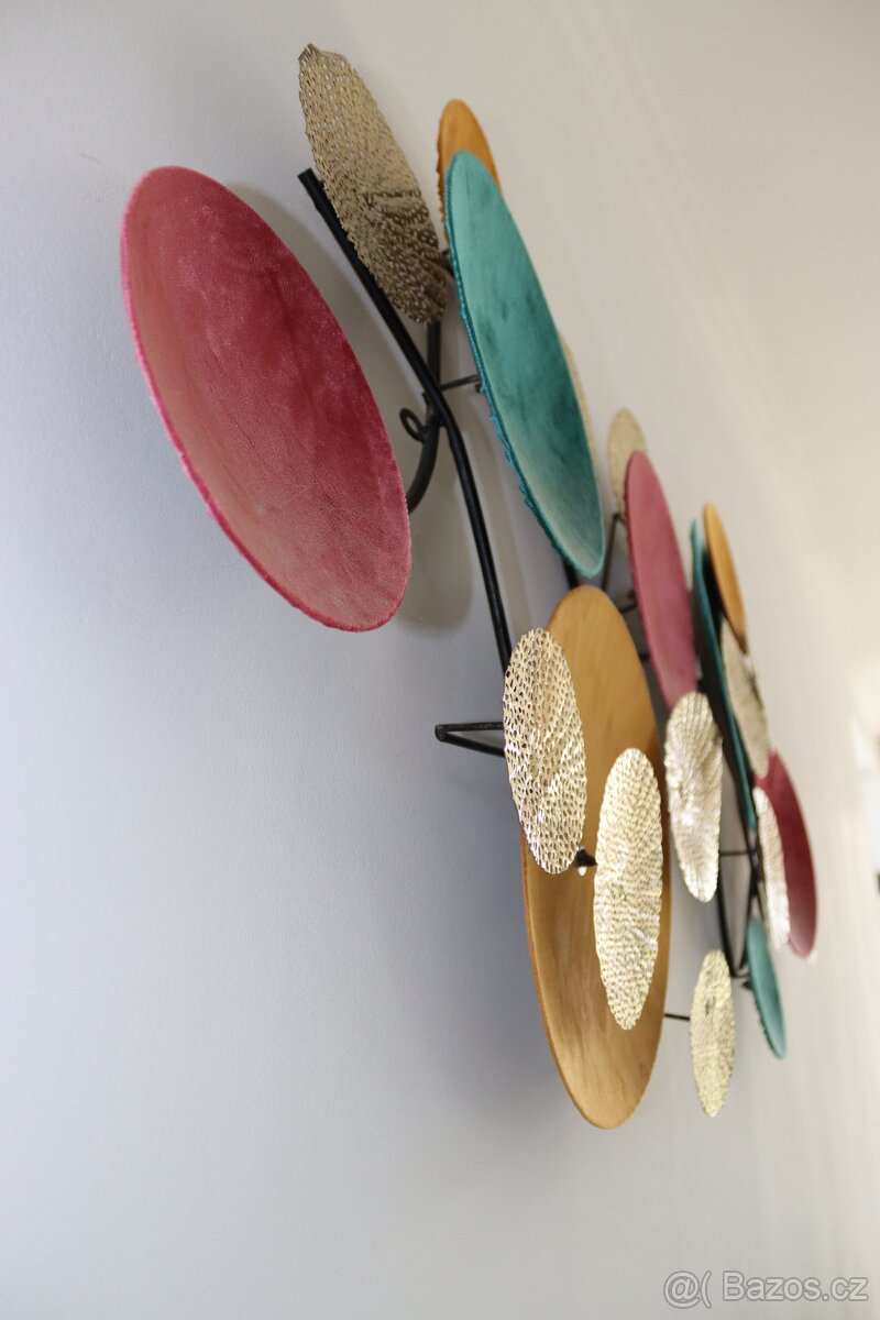 Kovová nástěnná dekorace na zeď - 3