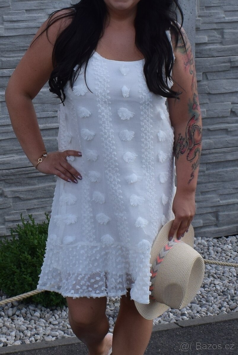Bílé letní šaty - 3