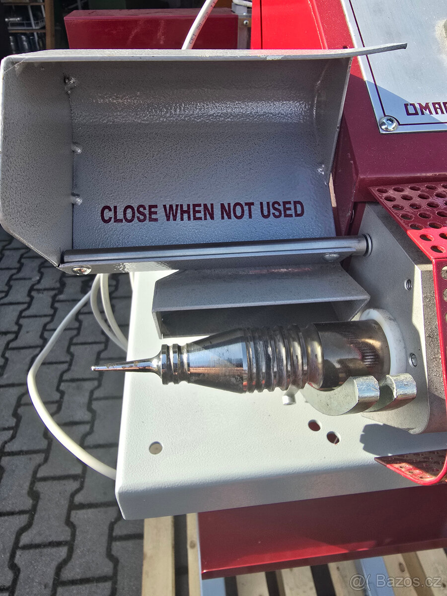 Leštička kožených hran za pomocí tepla OMAC LB 410 - 3