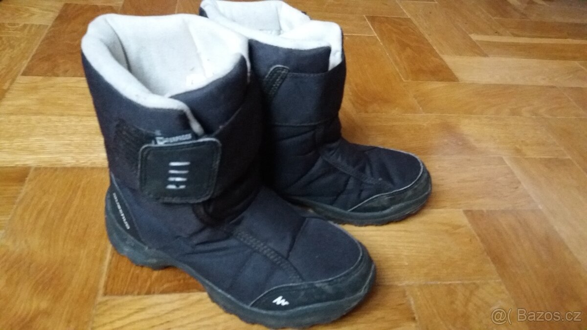 Quechua sněhule vel. 33/34 zateplené waterproof - 3