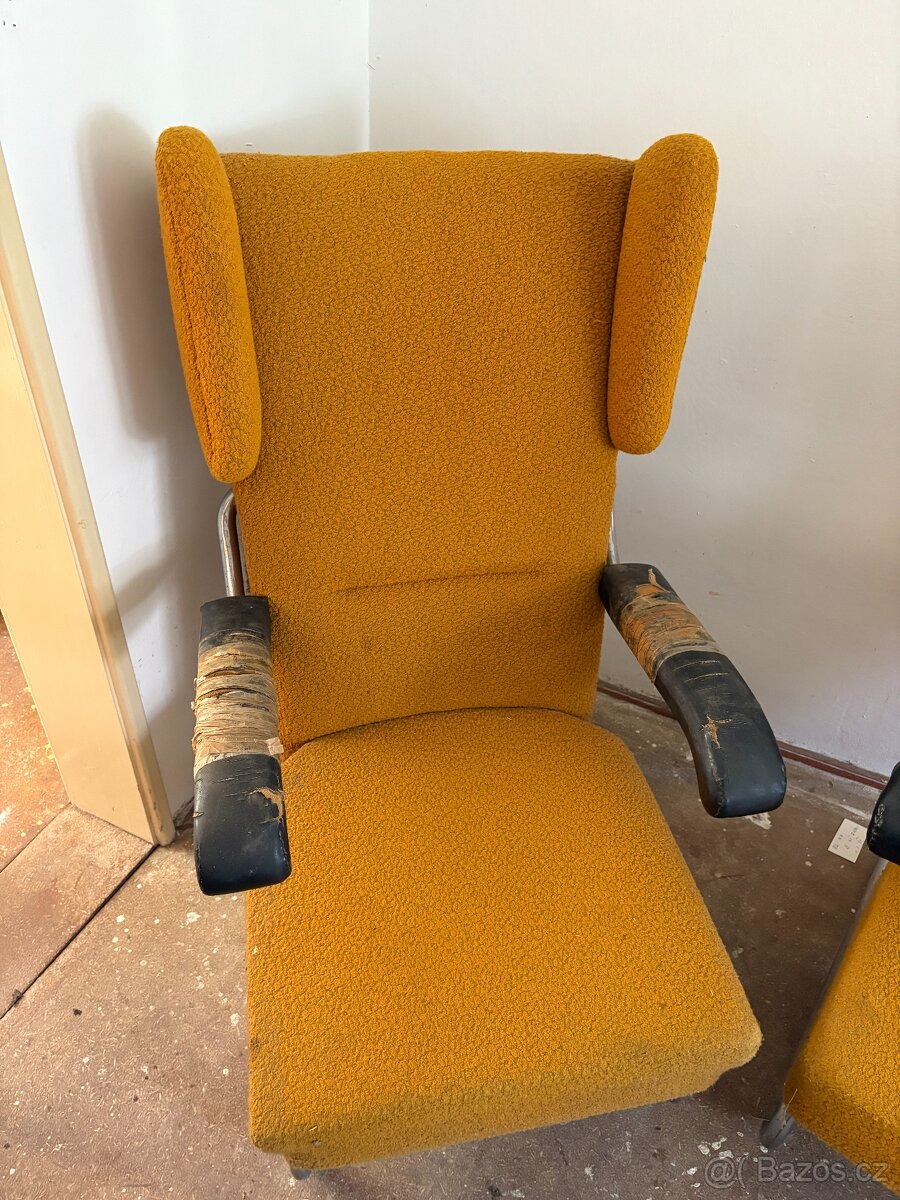 Chromová křesla k renovaci - 3