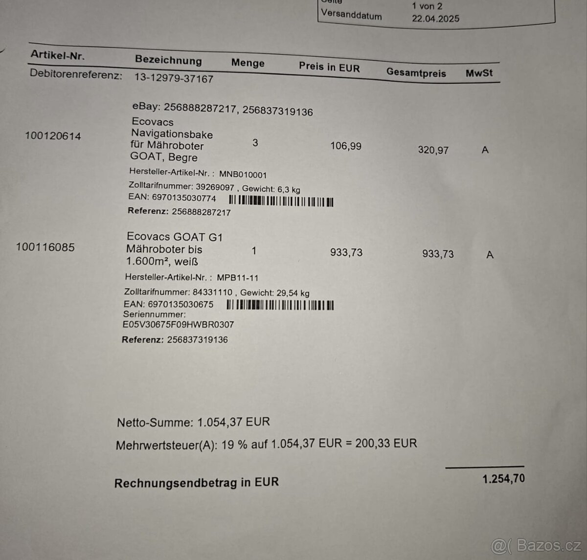 Robotická sekačka Ecovacs - 3