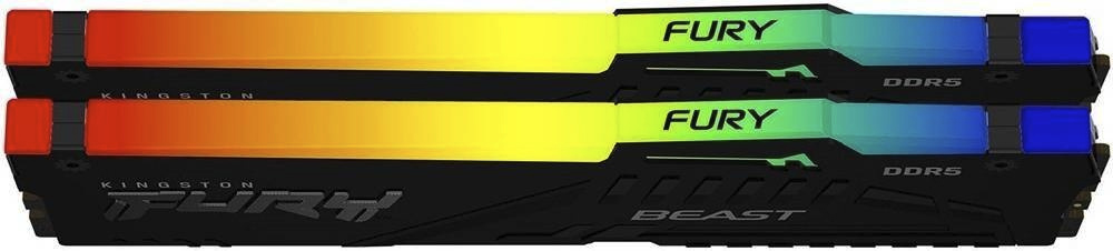 Kingston FURY Black RGB DDR5 32GB 6000MHz CL30 DIMM (2x16GB) - 3