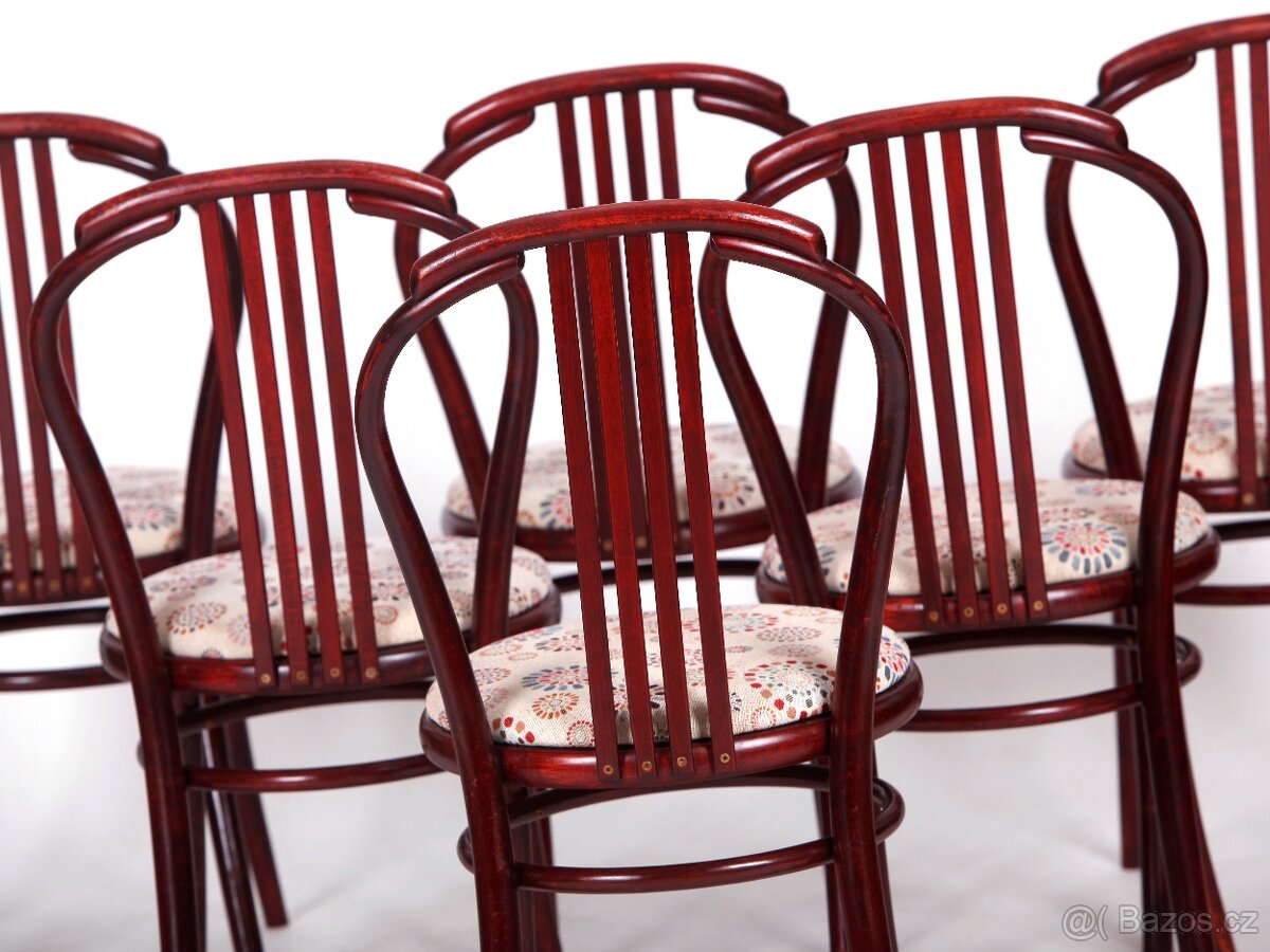 Populární jídelní židle české výroby TON, 4-6 ks. - 3