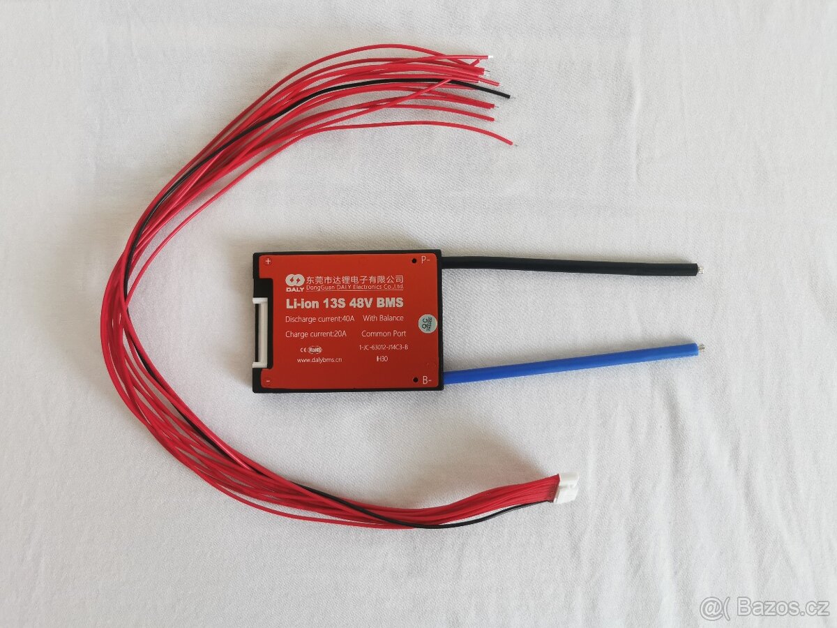 Daly BMS - Li-Ion 13s 48V 40A - 3