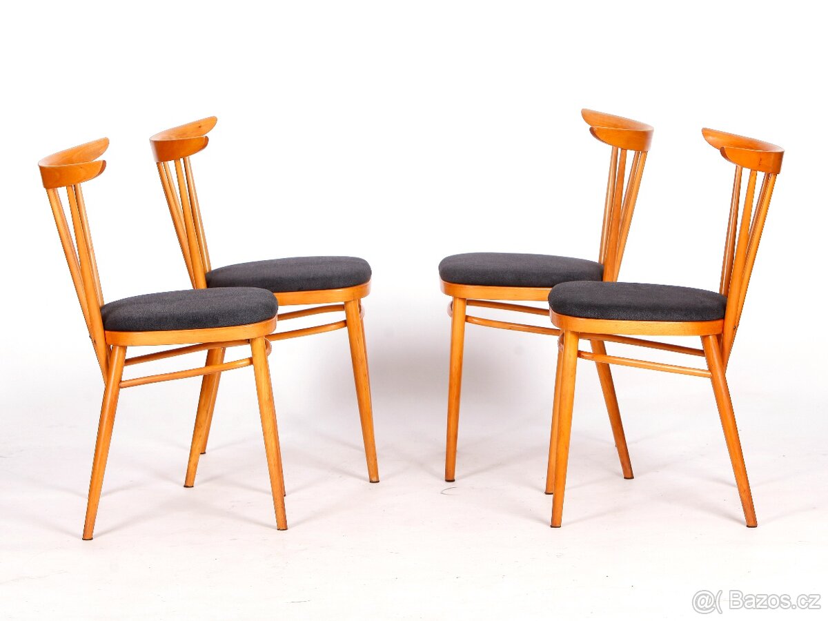 4x jídelní retro židle TATRA - 3