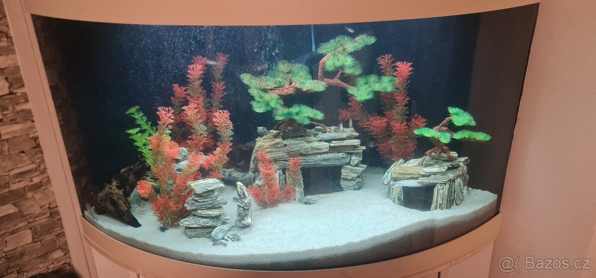 Rohové akvarium 190 L - 3