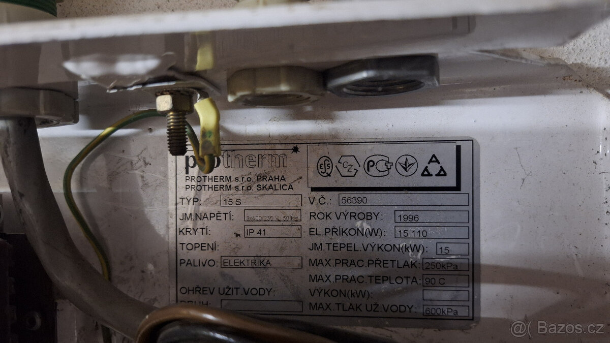 Elektrokotel Protherm 15KW - 3