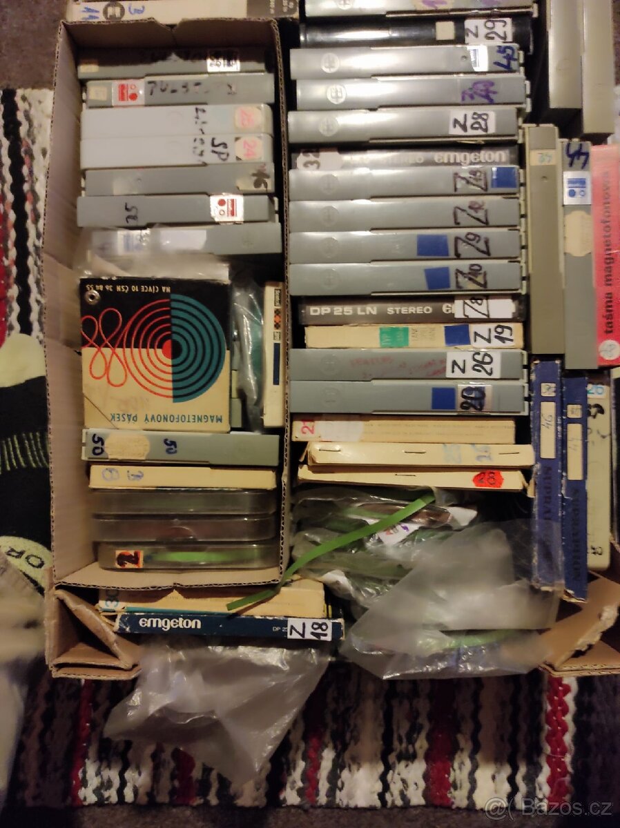 Magnetofonové pásky, AGFA, BASF, EMGETON, SCOTCH, , - 3