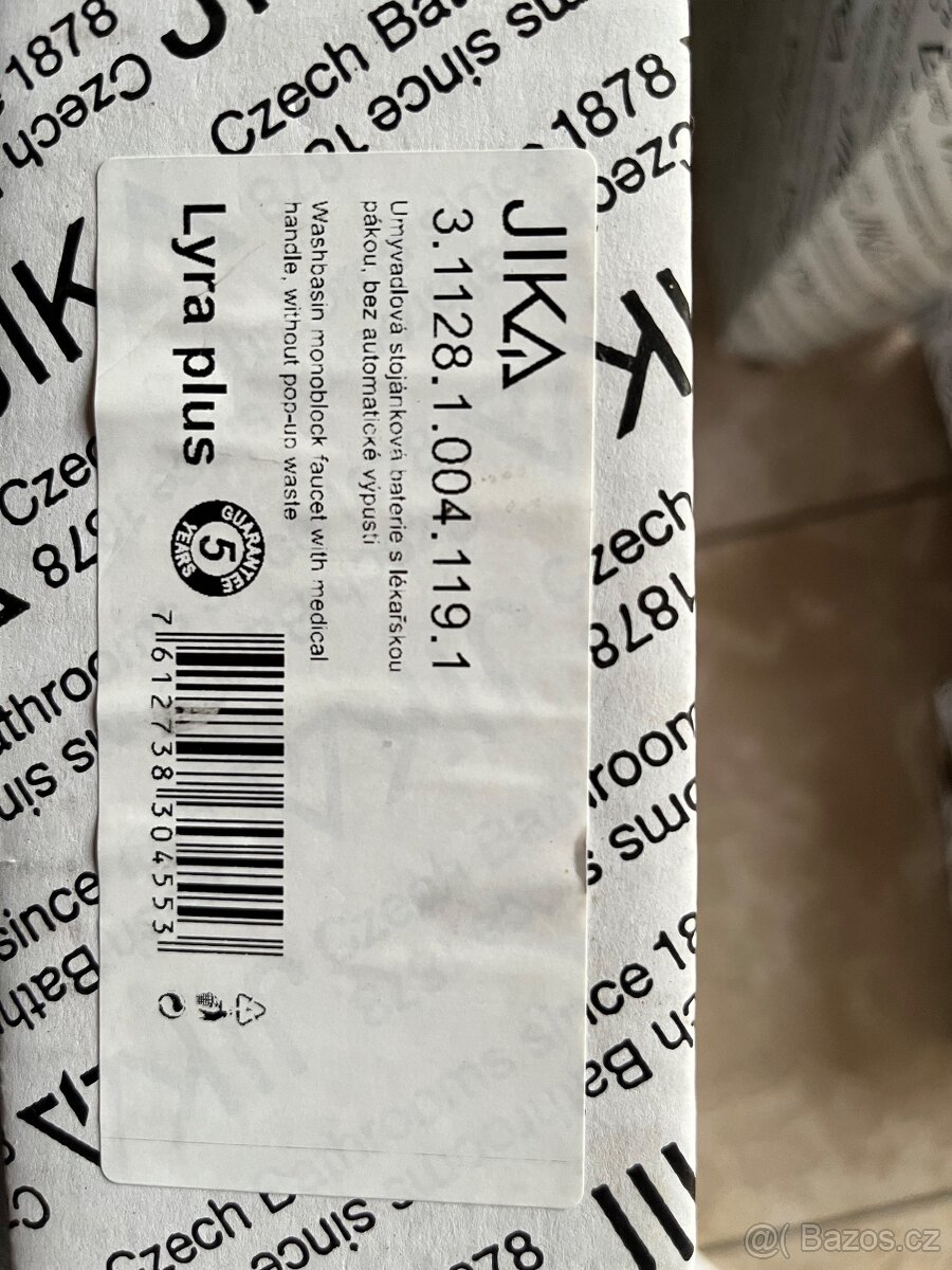 Uplne nova vodovodni baterie Jika Lyra - 3