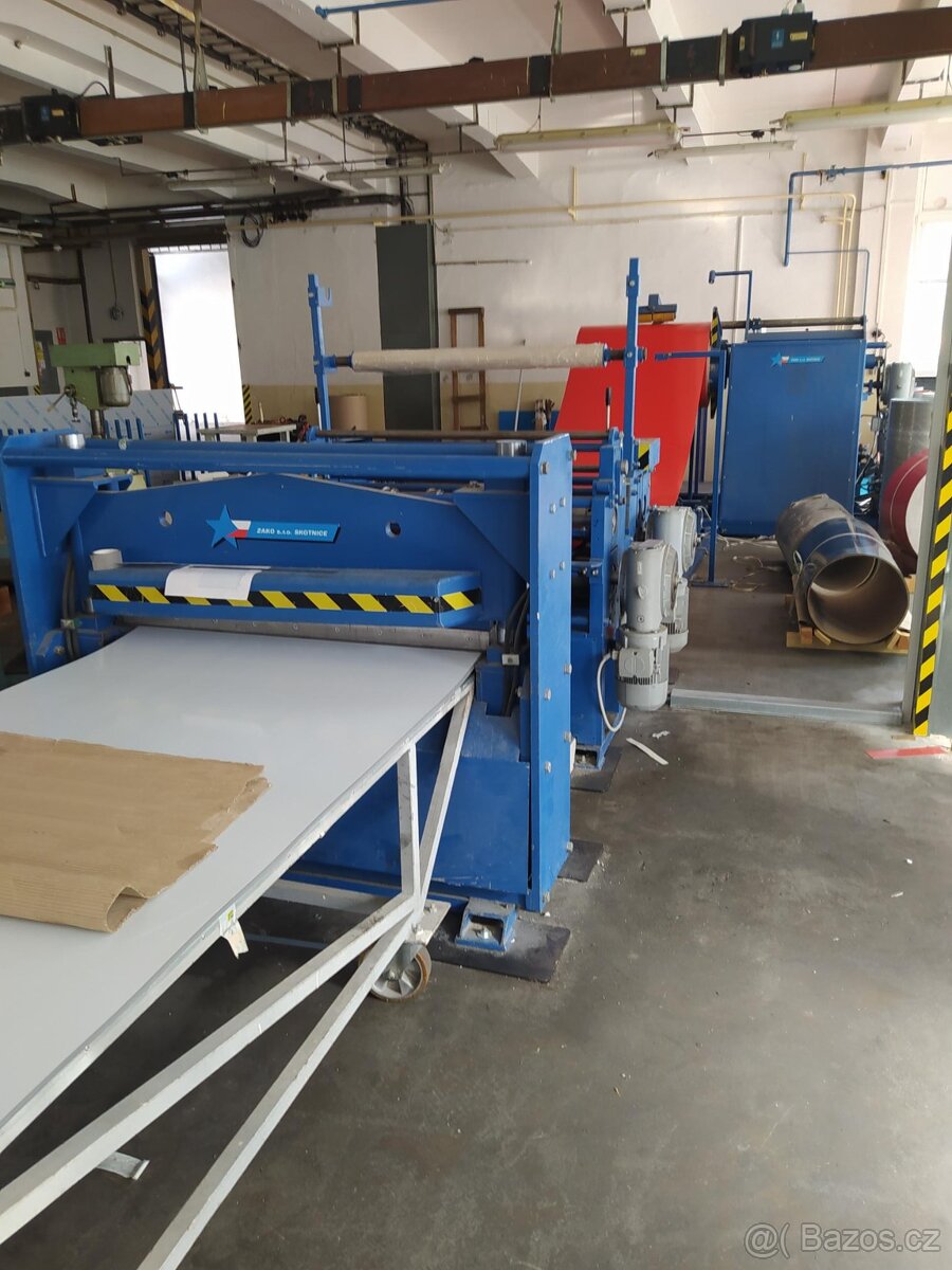 Odvíjecí linka svitku s podélným/příčným střihem do 3,5/4mm - 3