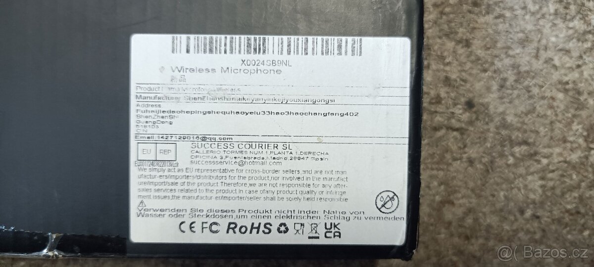 Bezdrátové mikrofony - sada S58 - 3