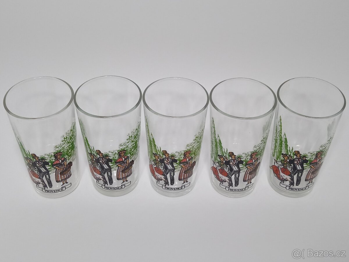 Provence - Sklenice od francouzské retro hořčice - 3