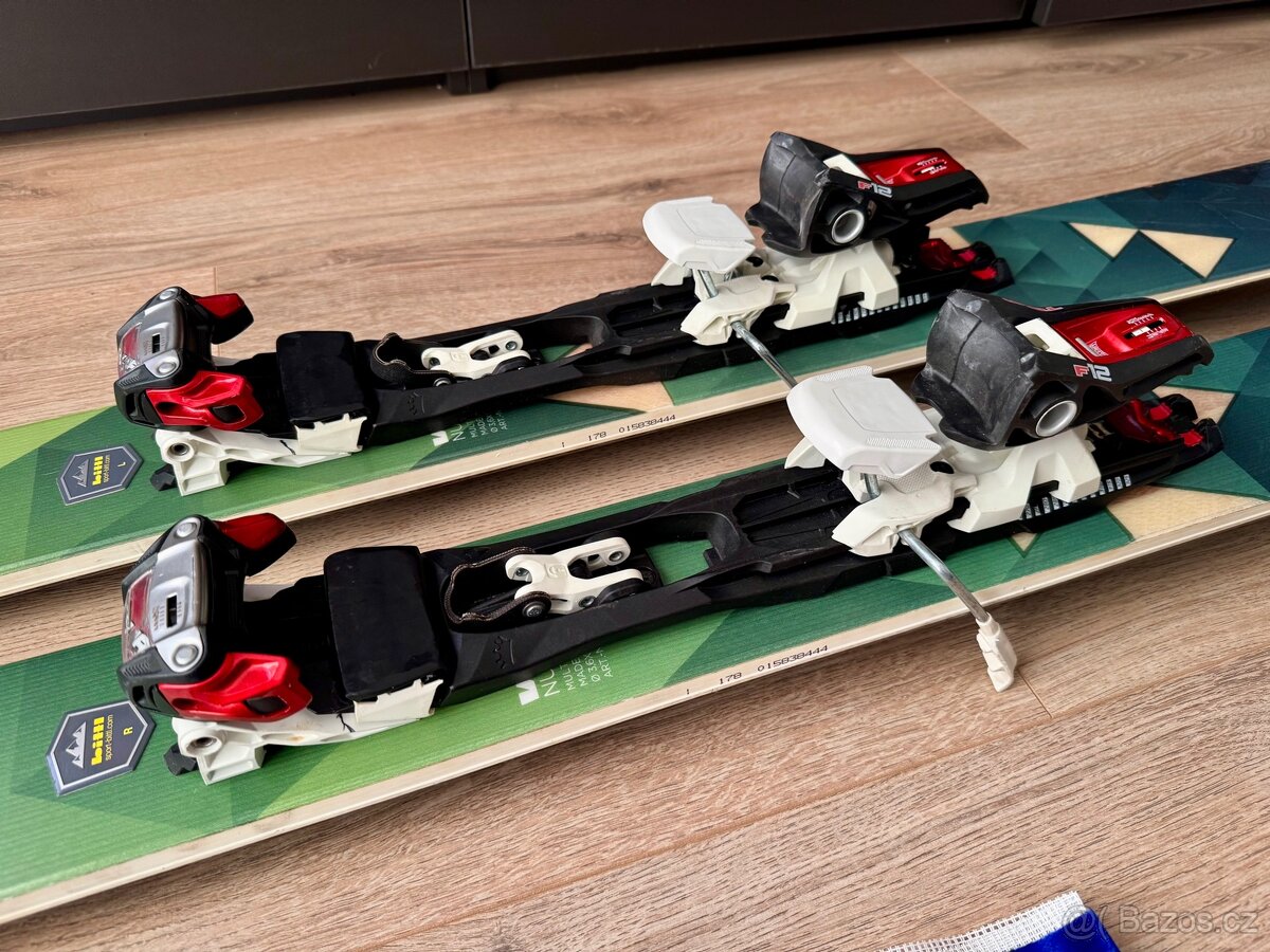 Völkl Nunataq 178cm skialp freeride vč. pásů - 3