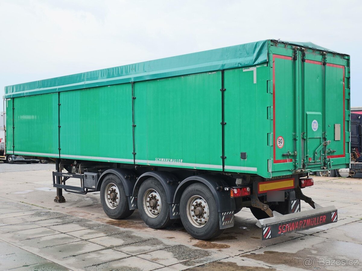 Schwarzmüller KIS 3/E, HLINÍKOVÝ, 50 CBM, 39 TUN, NÁPRAVY BP - 3