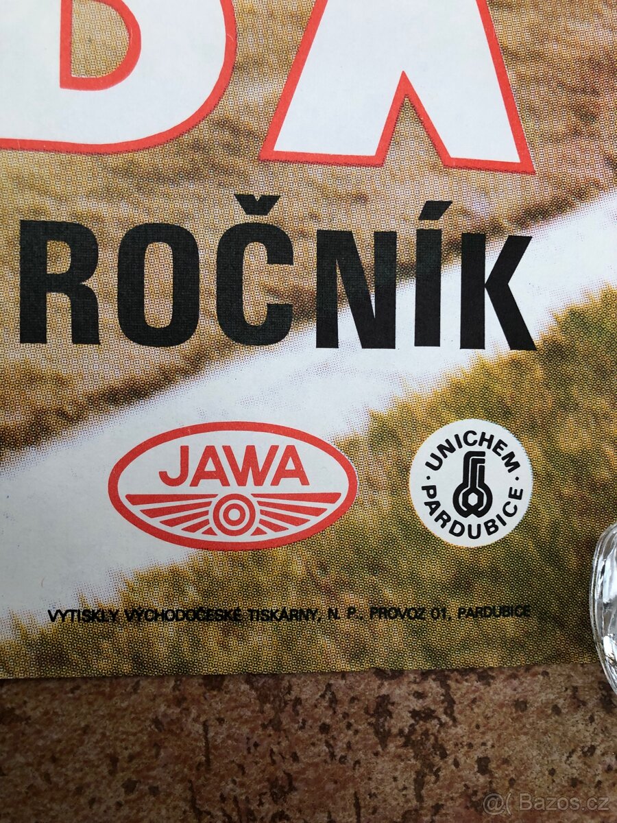 PLAKAT ZLATÁ PŘILBA PARDUBICE 1980 ,Jawa,ČZ,ESO - 3