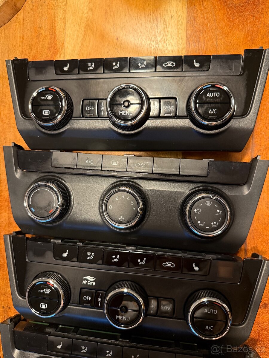 Ovládání topení a klimatizace Octavia 3 - 3