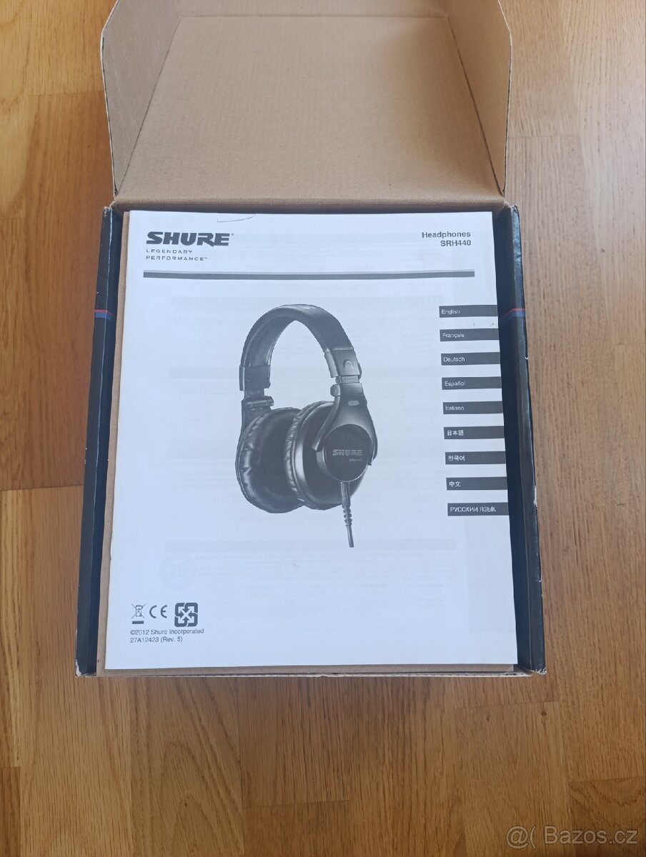 Prodám SHURE SRH 440 - Rezervovano - 3
