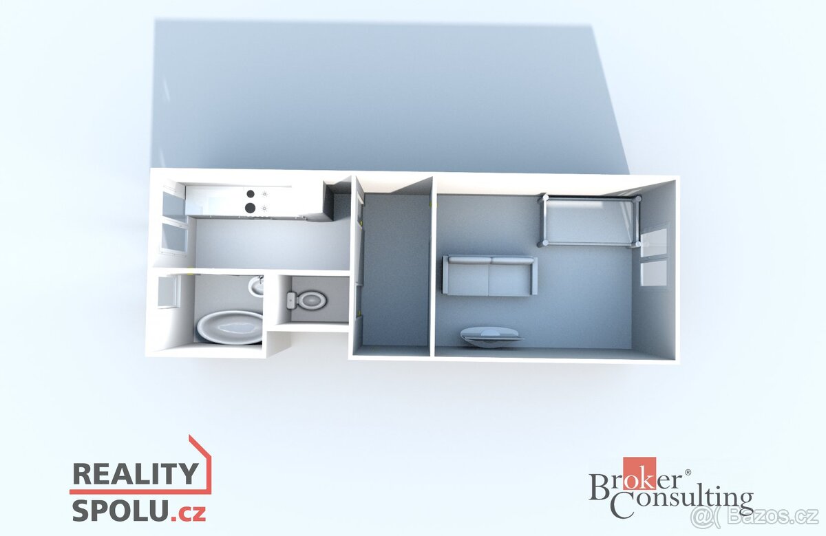 Prodej, byty/1+1, 33 m2, Solná 46/21, Město, 74601 Opava (ne - 3