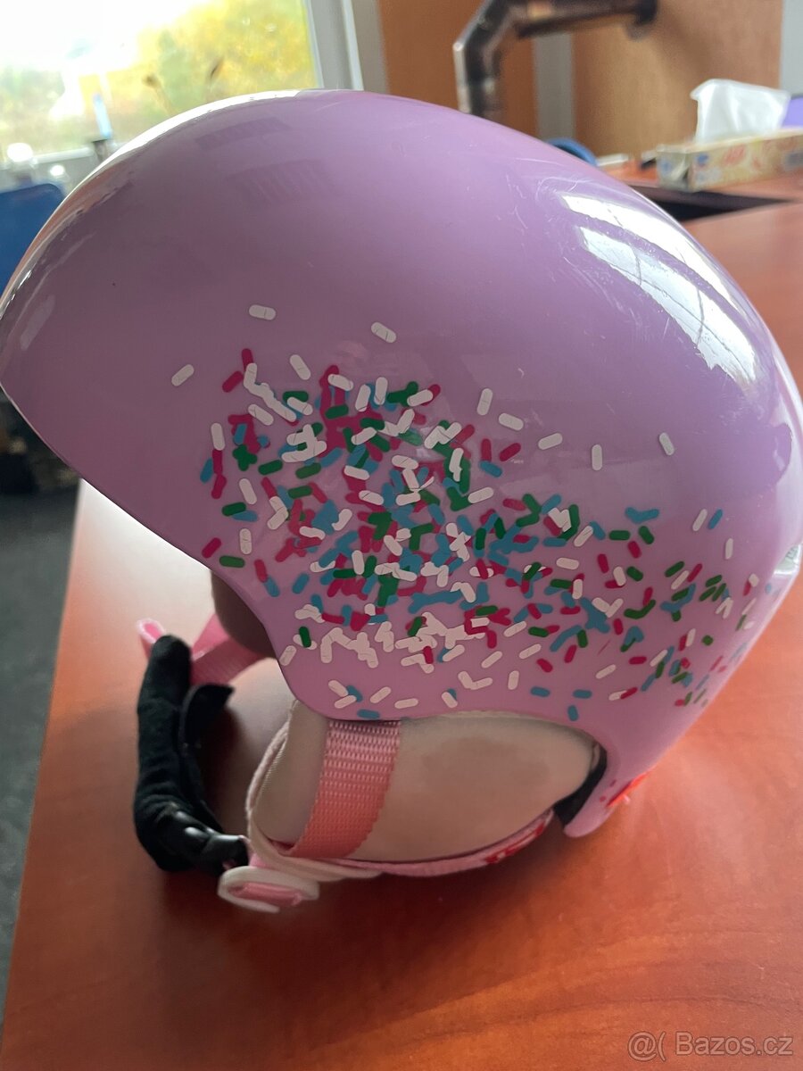 Dívčí lyžařská helma RED - 3