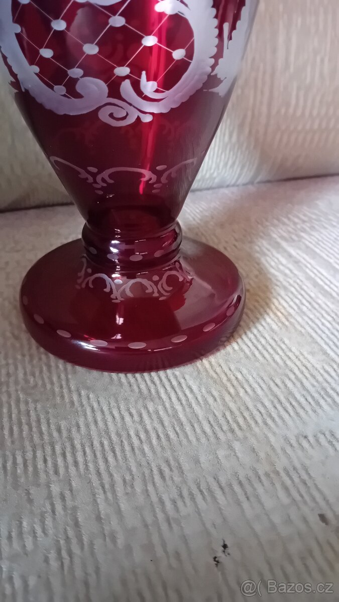EGERMANN RUBÍNOVÁ VÁZA - 3