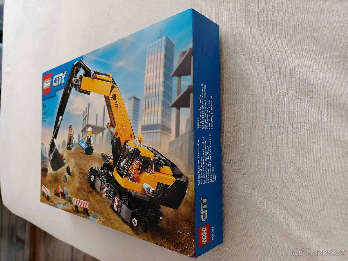 Lego City 60420 Žlutý bagr - 3