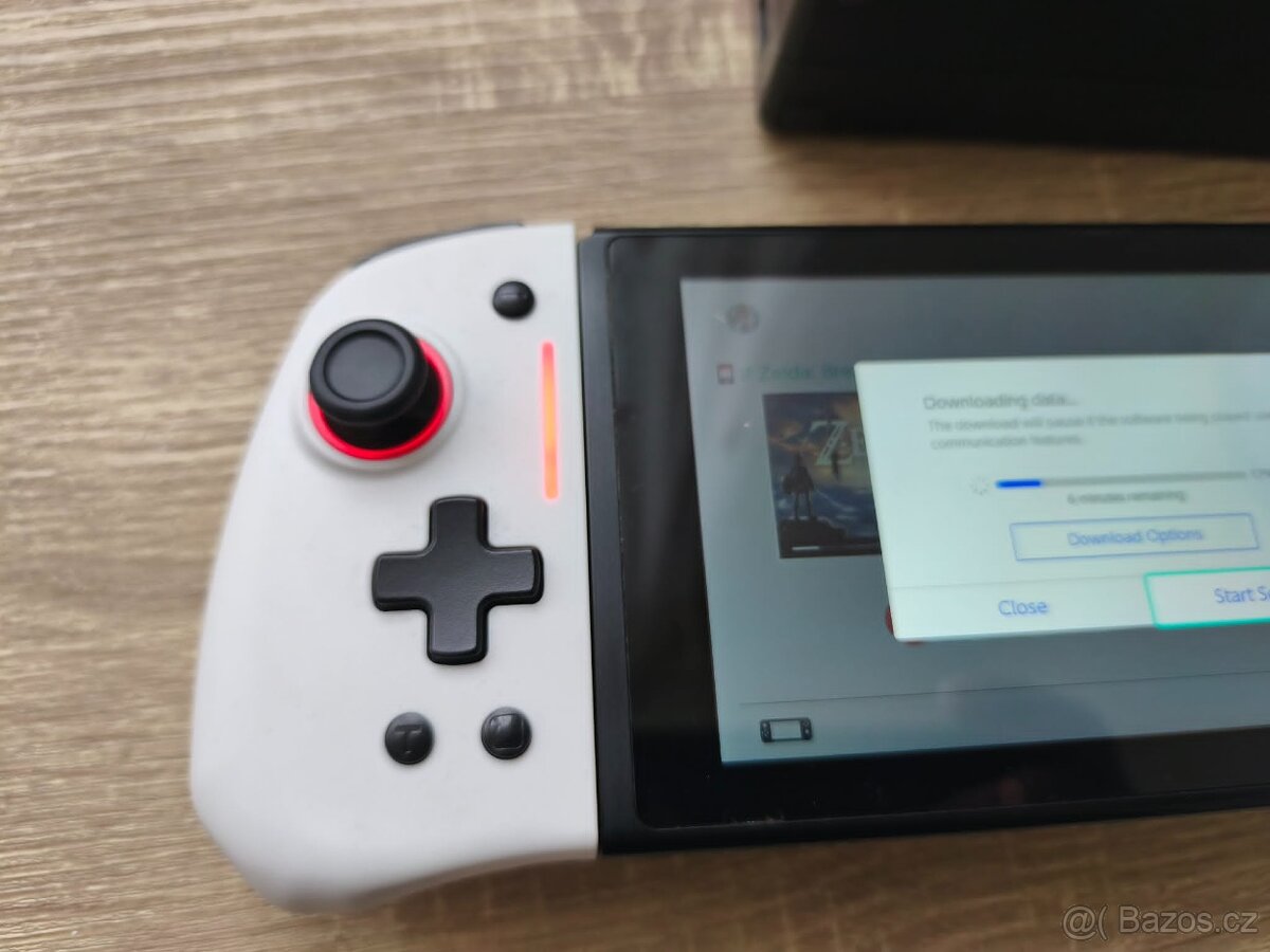 nintendo switch + hra--dobijeci stanice - 3