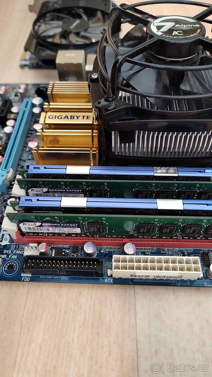 PC soc.775, C2D E7600, monitor - 3