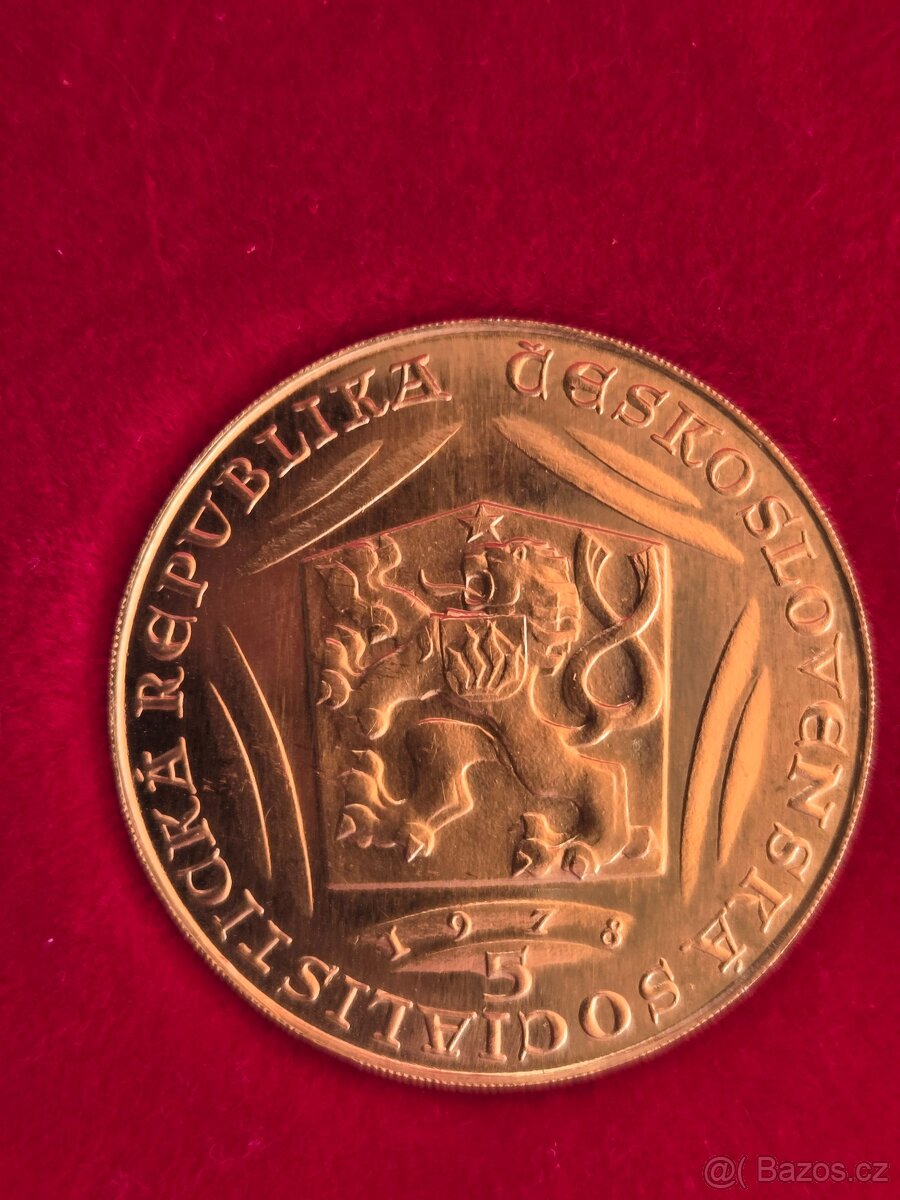 5 dukát Karel IV. 1978 - 3