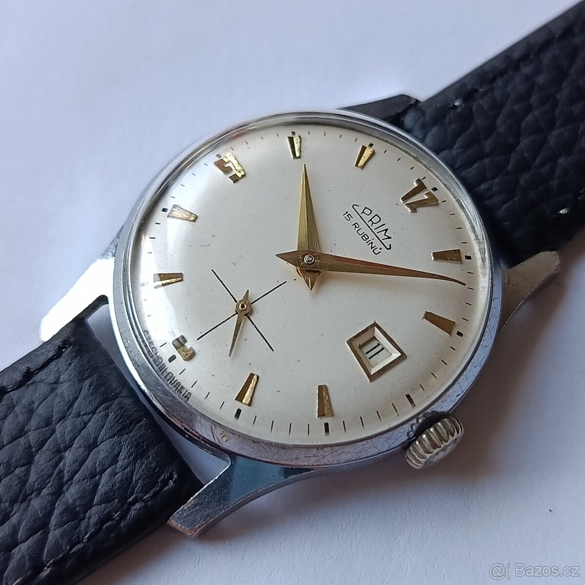 Pánské náramkové hodinky PRIM Datumatic chrom - 3