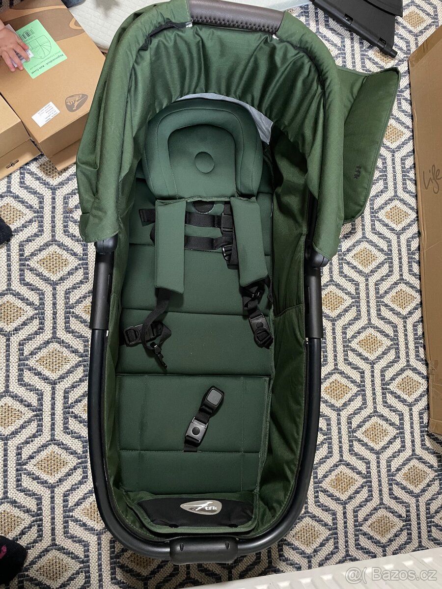 TFK Mono 2 kombi korba Olive + adaptéry a pláštěnka - 3